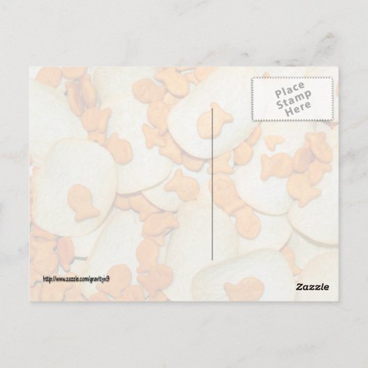 魚とチップ ポストカード (裏面)