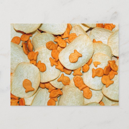 魚とチップ ポストカード (正面)