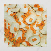 魚とチップ 招待状 (正面/裏面)