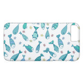 魚とヒトデの模様 Case-Mate iPhoneケース (裏面(横))