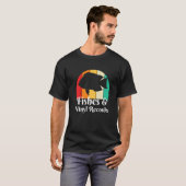 魚とビニールレコード Tシャツ (正面フル)
