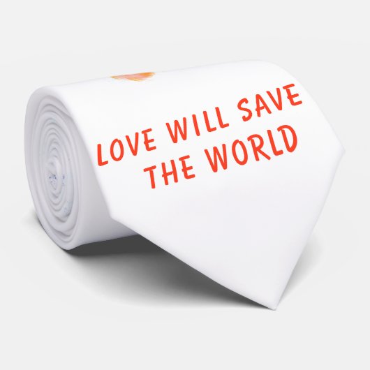 魚とワームのネックタイおもしろい-カスタム文字 ネクタイ (ロール)