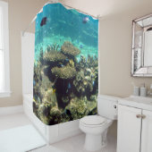 魚と一緒に泳ぐ シャワーカーテン (インサイチュ)