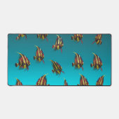 魚と一緒に泳ぐ デスクマット (正面)