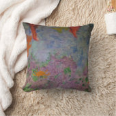 「魚と一緒に眠る」 クッション (ブランケット)