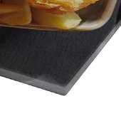 魚と切り屑を切り詰めた板 カッティングボード (角)