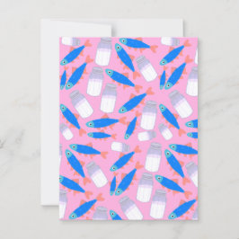 魚と塩 ポストカード