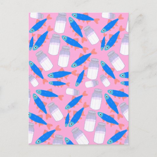 魚と塩 ポストカード (正面)