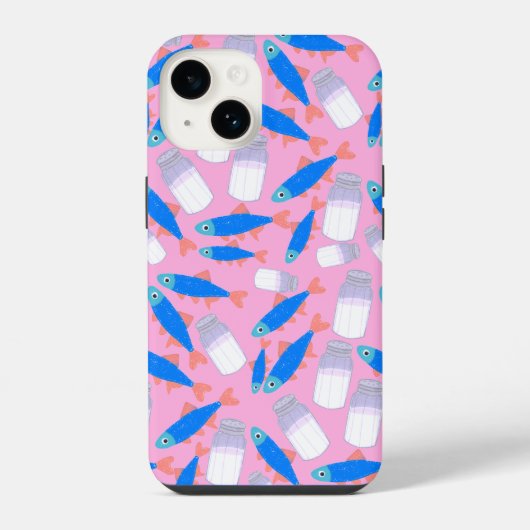 魚と塩 iPhoneケース (裏面)