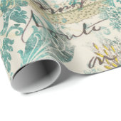 魚と海藻書に ラッピングペーパー (ロールコーナー)