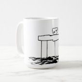 魚と猫 コーヒーマグカップ (正面左)