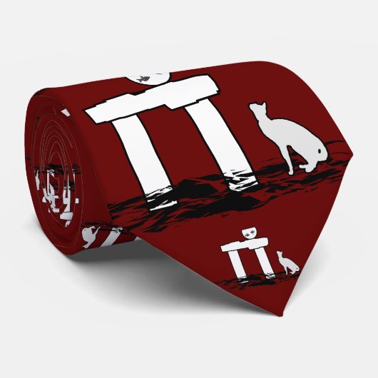 魚と猫 – ネクタイ (ロール)