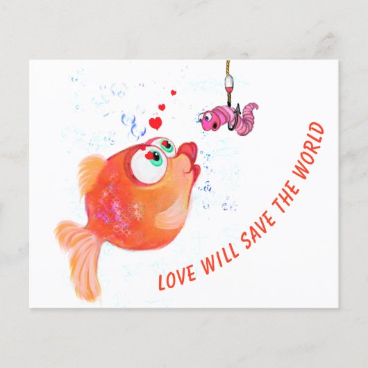 魚と虫のチラシ愛ロマンチックな漫画 チラシ (正面)