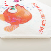 魚と虫の愛おもしろいシェルパ毛布の漫画 シェルパブランケット (3/4)