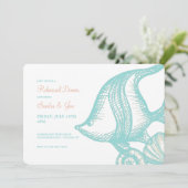 魚と貝殻 招待状 (スタンド正面)
