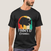魚と陶芸 Tシャツ (正面)