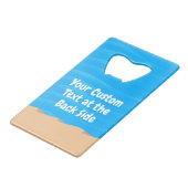 魚と餌のラブクレジットカードボトルオープナー クレジットカード栓抜き (裏面アングル)