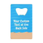 魚と餌のラブクレジットカードボトルオープナー クレジットカード栓抜き (裏面)