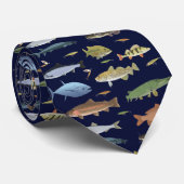 魚と餌 ネクタイ (ロール)