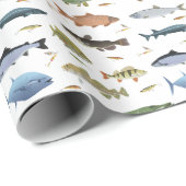 魚と餌 ラッピングペーパー (ロールコーナー)