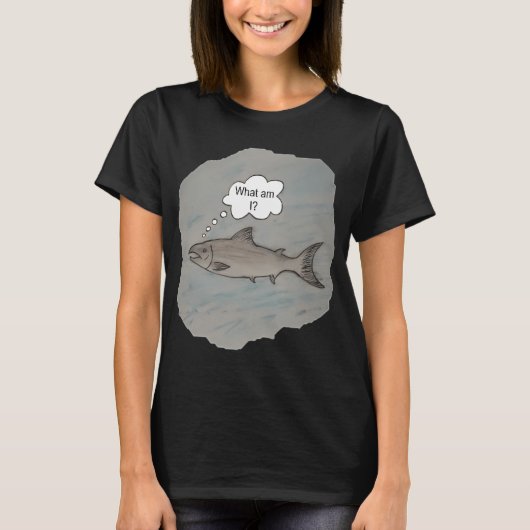 魚なんて存在しない Tシャツ (正面)