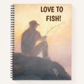 魚に愛するスパイラルノート ノートブック (正面)