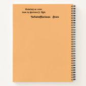 魚に愛するスパイラルノート ノートブック (裏面)