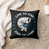 魚に生きる、魚に生きる クッション (ブランケット)