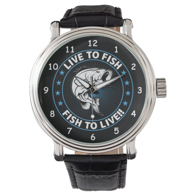 魚に生きる、魚に生きる 腕時計 (正面)