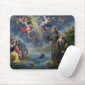 魚に説教するパドゥアのSt Anthony マウスパッド (マウス)