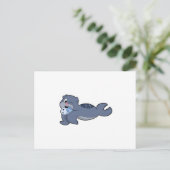 魚のいるアザラシ (3).PNG ポストカード (スタンド正面)