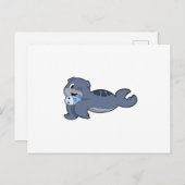魚のいるアザラシ (3).PNG ポストカード (正面/裏面)