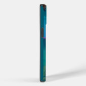 魚のいる多色の水中シーンのモノグラム Case-Mate iPhoneケース (裏面 / 右)