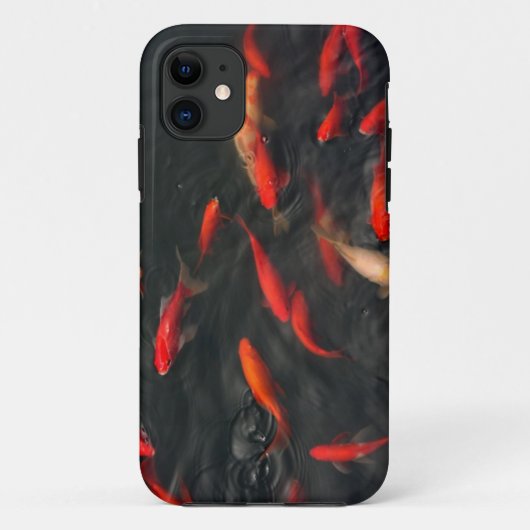 魚のいる池の写真とのiPhone 5の場合 Case-Mate iPhoneケース (裏面)