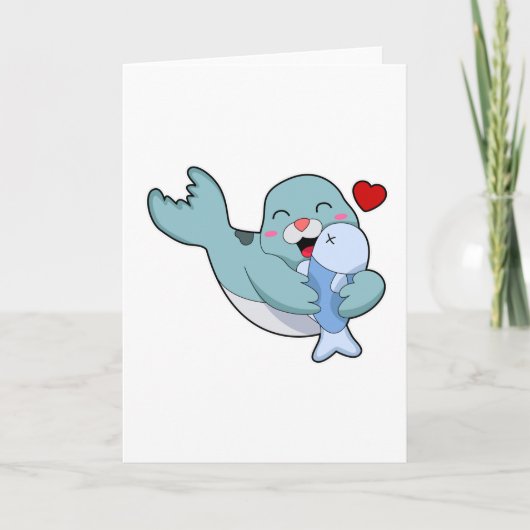 魚のいる海 カード (正面)