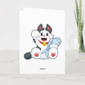 魚のいる猫 カード (裏面)