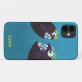 魚のおもしろい怪物の子供の名前 Case-Mate iPhoneケース (裏面(横))
