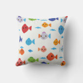 魚のおもしろい漫画 クッション (裏面)