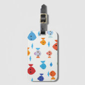 魚のおもしろい漫画 ラゲッジタグ (正面縦)