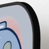 魚のおもしろい話 ピックルボールラケット (左詳細)