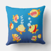 魚のおもしろい クッション (裏面)