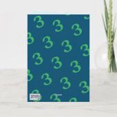 魚のかわいいカスタマイズ誕生日カード カード (裏面)