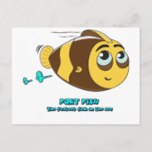 魚のぐらつき ポストカード (正面)