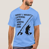 魚のことを考えてて聞いてなかった Tシャツ (正面)