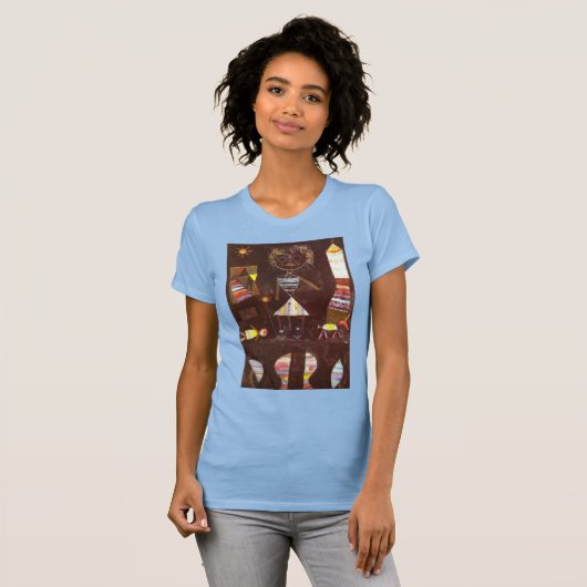 魚のまわりにたち Tシャツ (正面フル)