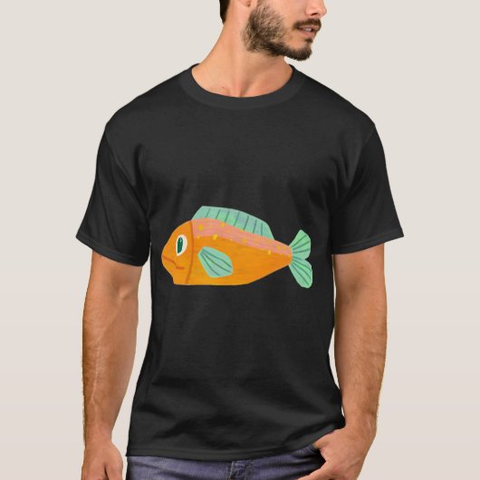 魚のような Tシャツ (正面)
