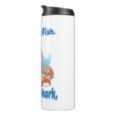 魚のように泳ぐ食べとサメのように泳ぐおもしろい。 タンブラー (回転右)