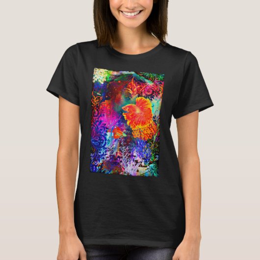 魚のように泳げ Tシャツ (正面)