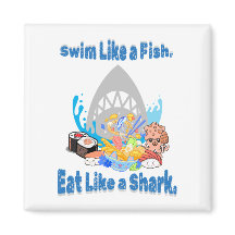 魚のように泳食べげ、サメのように。水泳おもしろい