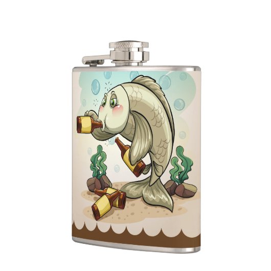 魚のように飲む フラスク (左)